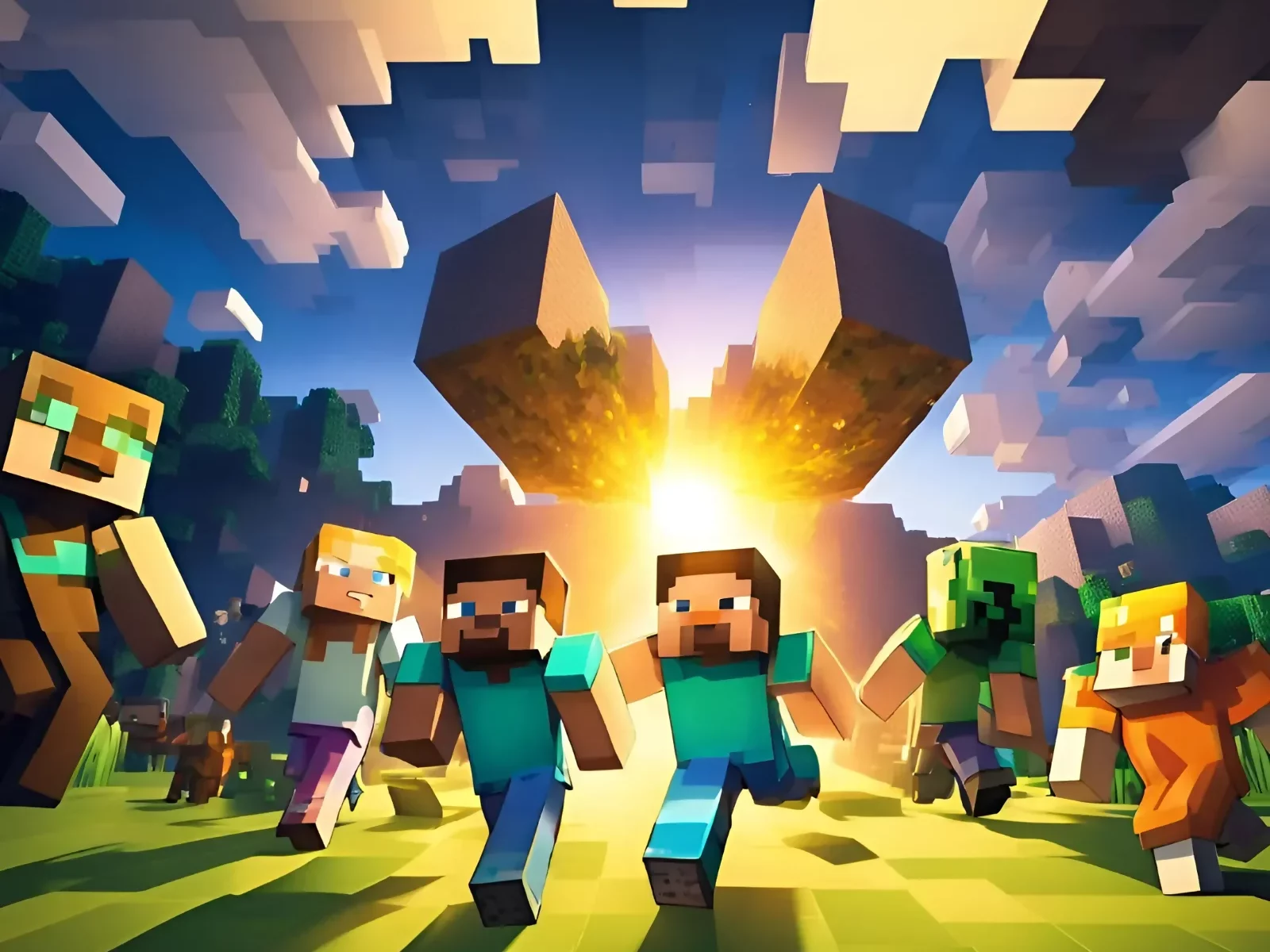 Minecraft APK Hero Section Image